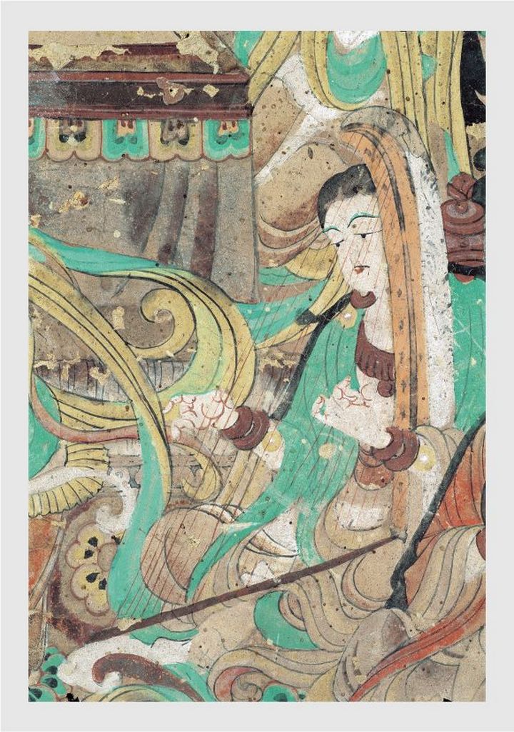 中国敦煌 莫高窟第一百一十二窟(中唐)反弾琵琶 中国敦煌 莫高窟第一百一十二窟(中唐)反弾琵琶